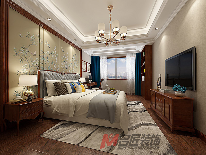 紅樓之星五居198平米美式風(fēng)格裝修案例-客廳 紅樓之星五居198平米美式風(fēng)格裝修案例-客廳