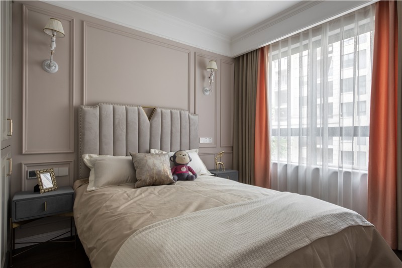 現(xiàn)代美式風(fēng)格家裝設(shè)計室內(nèi)裝修效果圖-主臥 現(xiàn)代美式風(fēng)格家裝設(shè)計室內(nèi)裝修效果圖-主臥