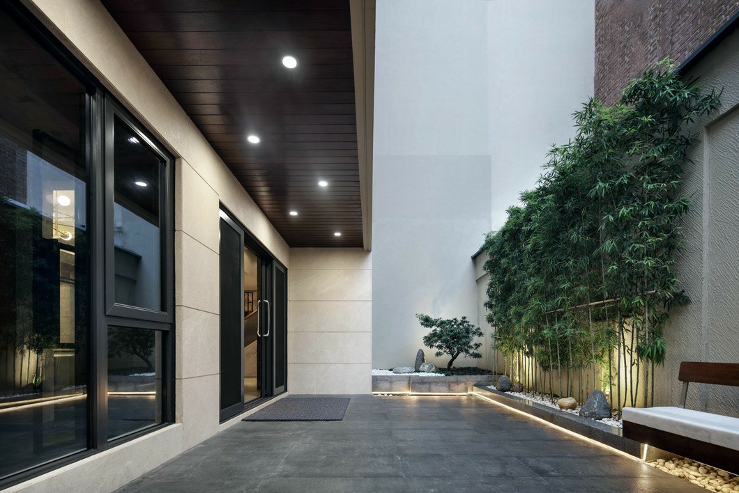 裝修公司新中式風(fēng)格別墅裝修效果圖-庭院 裝修公司新中式風(fēng)格別墅裝修效果圖-庭院