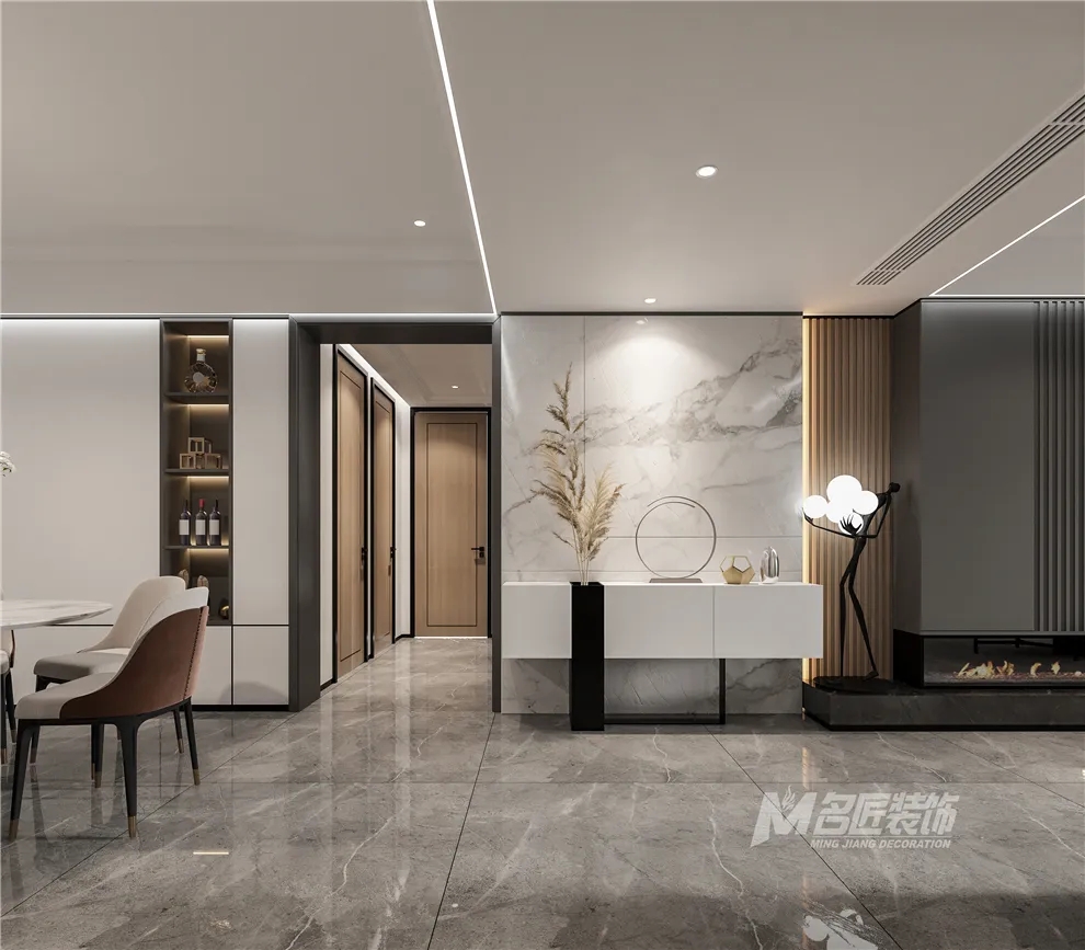 裝修公司黑白灰輕奢經(jīng)典風(fēng)格-玄關(guān) 裝修公司黑白灰輕奢經(jīng)典風(fēng)格-玄關(guān)