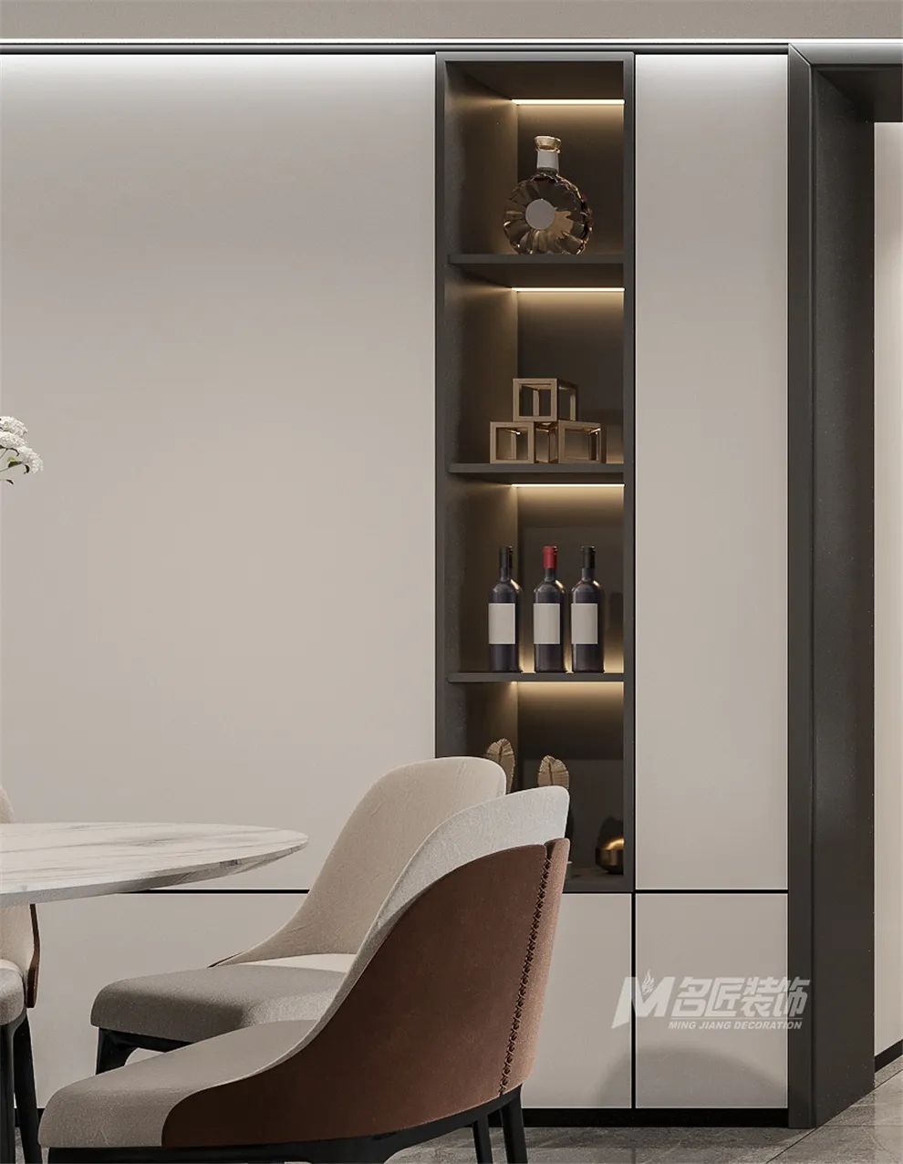 裝修公司黑白灰輕奢經(jīng)典風(fēng)格-餐邊柜 裝修公司黑白灰輕奢經(jīng)典風(fēng)格-餐邊柜