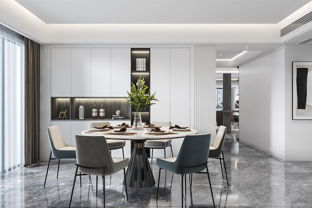 汕頭101-200平米輕奢風格室內(nèi)裝修設計案例