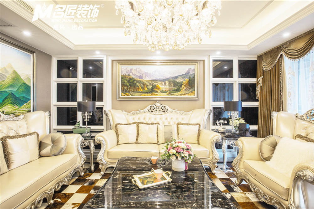 嘉興101-200平米新古典風(fēng)格家裝設(shè)計案例