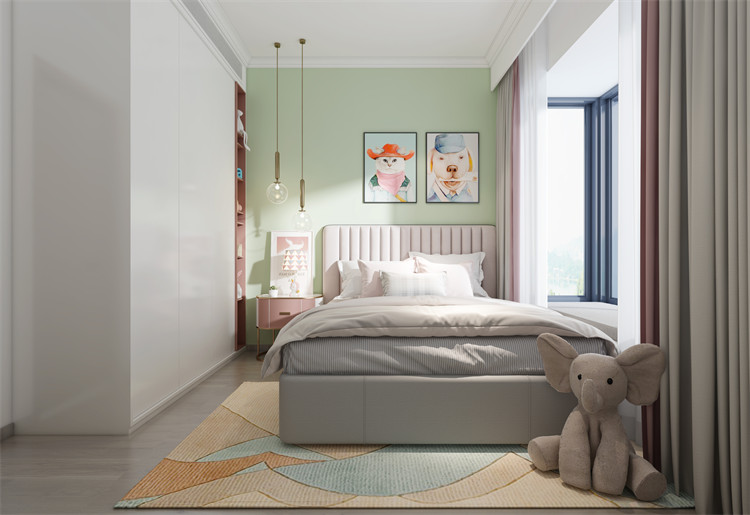 廣州市文明路小區(qū)新中式風(fēng)格四居室裝修案例