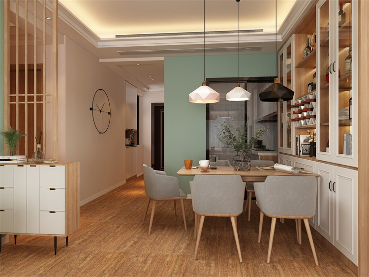 廣州101-200平米北歐風格天雋峰家裝設(shè)計效果圖
