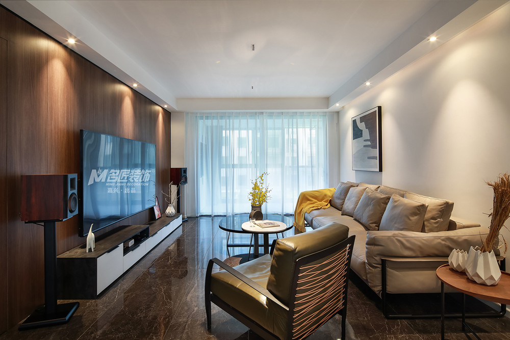 嘉興101-200平米輕奢風格御品公館家裝設計效果圖