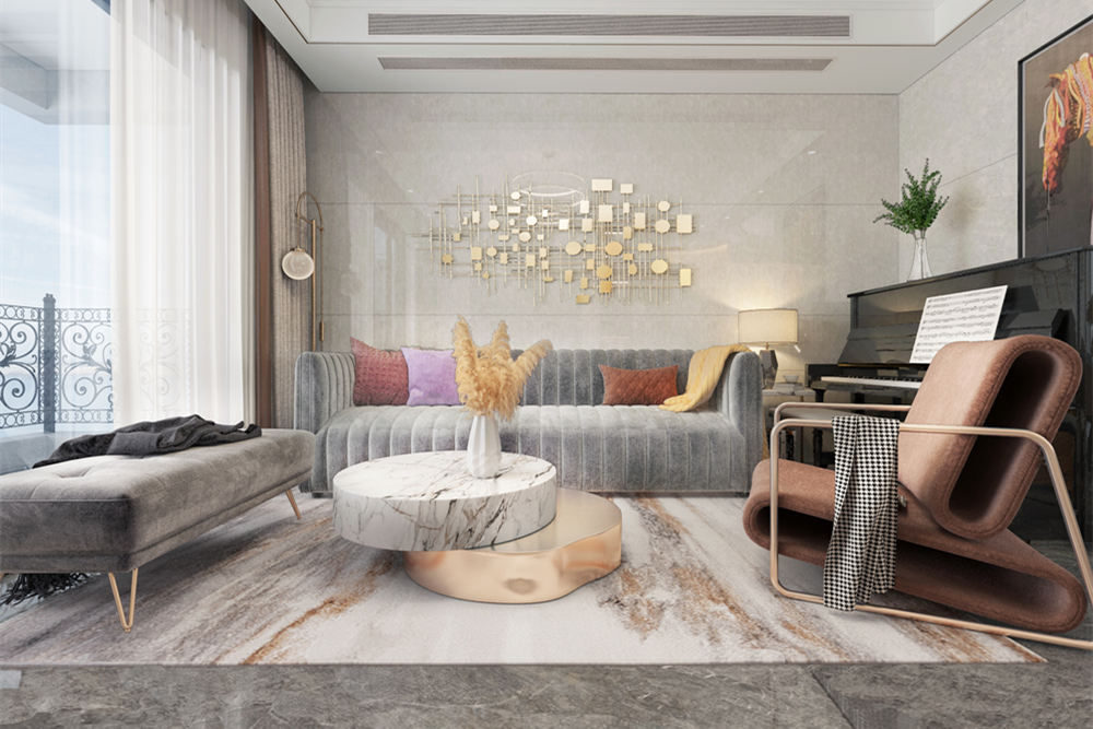 韶關市外灘華府現(xiàn)代簡約風格三居室裝修案例