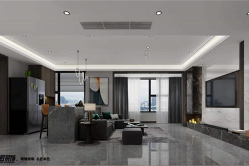 德陽(yáng)市上水灣現(xiàn)代簡(jiǎn)約風(fēng)格三居室裝修案例