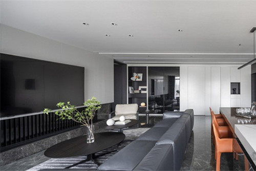 德陽市城西路40號院現(xiàn)代簡約風格三居室裝修案例