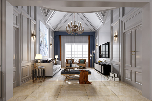 德陽201-300平米美式風(fēng)格明源國(guó)際裝修設(shè)計(jì)效果圖