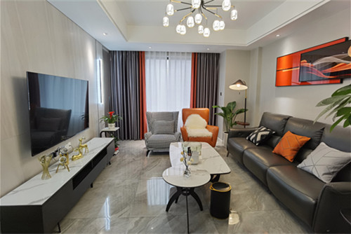 德陽(yáng)市朝陽(yáng)南路318號(hào)院現(xiàn)代簡(jiǎn)約風(fēng)格三居室裝修案例