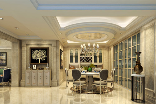 ?？?01-300平米歐式風格國際名城家裝設(shè)計效果圖