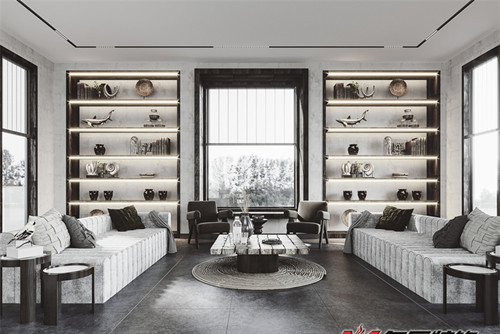 黔西南布依族苗族自治州201-300平米現(xiàn)代簡約風格家裝設(shè)計效果圖