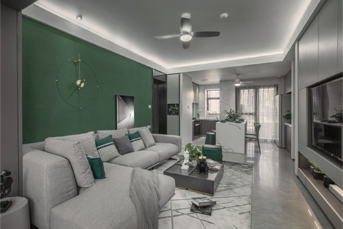 海口市白龍花園現(xiàn)代簡約風(fēng)格三居室裝修案例