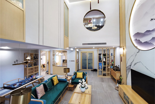 海口201-300平米新中式風(fēng)格室內(nèi)裝修設(shè)計(jì)案例