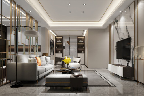 海口101-200平米輕奢風(fēng)格南海幸福城室內(nèi)裝修設(shè)計(jì)案例