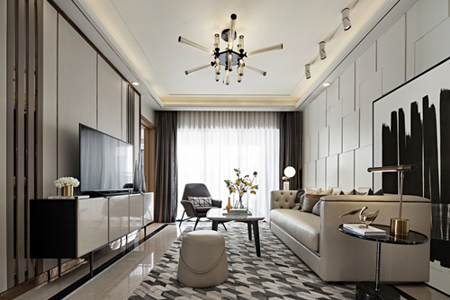 揭陽(yáng)市言成盈凱華府現(xiàn)代簡(jiǎn)約風(fēng)格三居室裝修案例