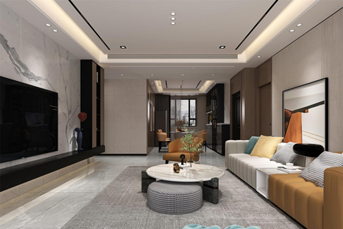 江門(mén)市新會(huì)玉圭園新中式風(fēng)格復(fù)式裝修案例