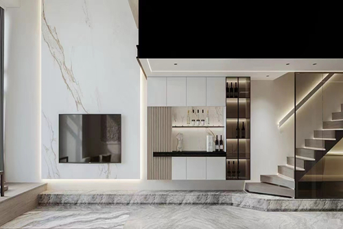 清遠(yuǎn)市萬豪水晶灣現(xiàn)代簡約風(fēng)格復(fù)式裝修案例