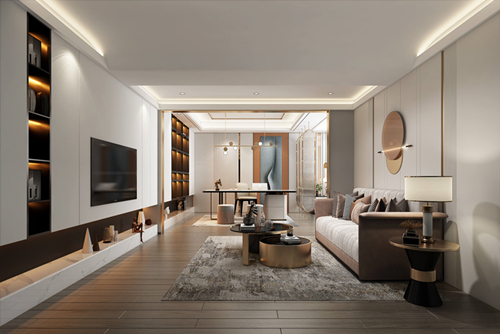 ?？谑幸?rùn)景現(xiàn)代風(fēng)格別墅裝修案例