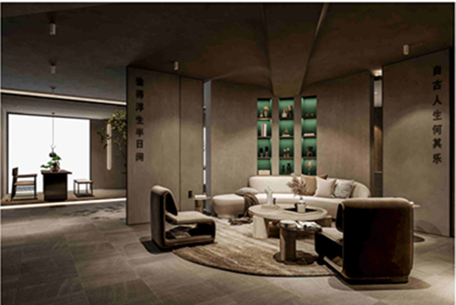 ?？谑邪堅沸^(qū)現(xiàn)代簡約風格辦公空間裝修案例