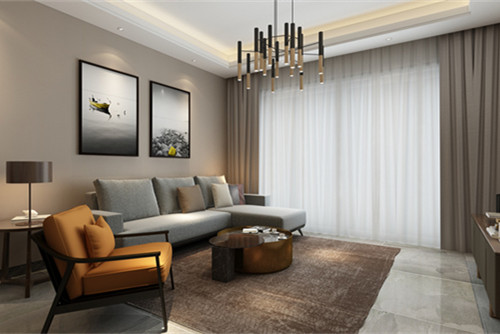 中山市順景狀元居現(xiàn)代簡約風格三居室裝修案例