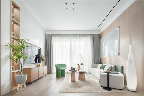 江門市恩平碧桂園北歐風(fēng)格三居室裝修案例
