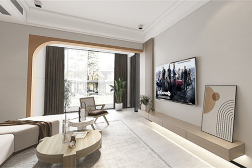 莆田市桃峰小區(qū)現(xiàn)代簡(jiǎn)約風(fēng)格三居室裝修案例