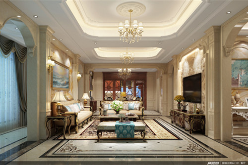 ?？谑心虾Ｐ腋R歐式風(fēng)格別墅裝修案例