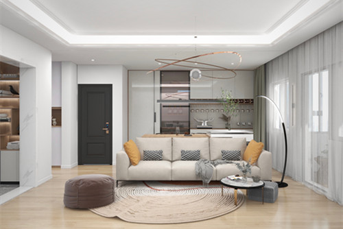 廣州市珠江帝景苑北歐風(fēng)格二居室裝修案例